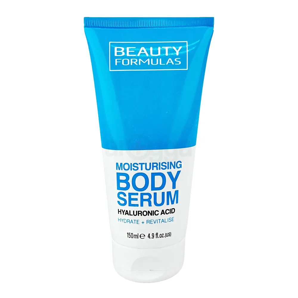 Beauty Formulas Moisturizing Body Serum 150ml – Hydrating & Revitalizing with Hyaluronic Acid  