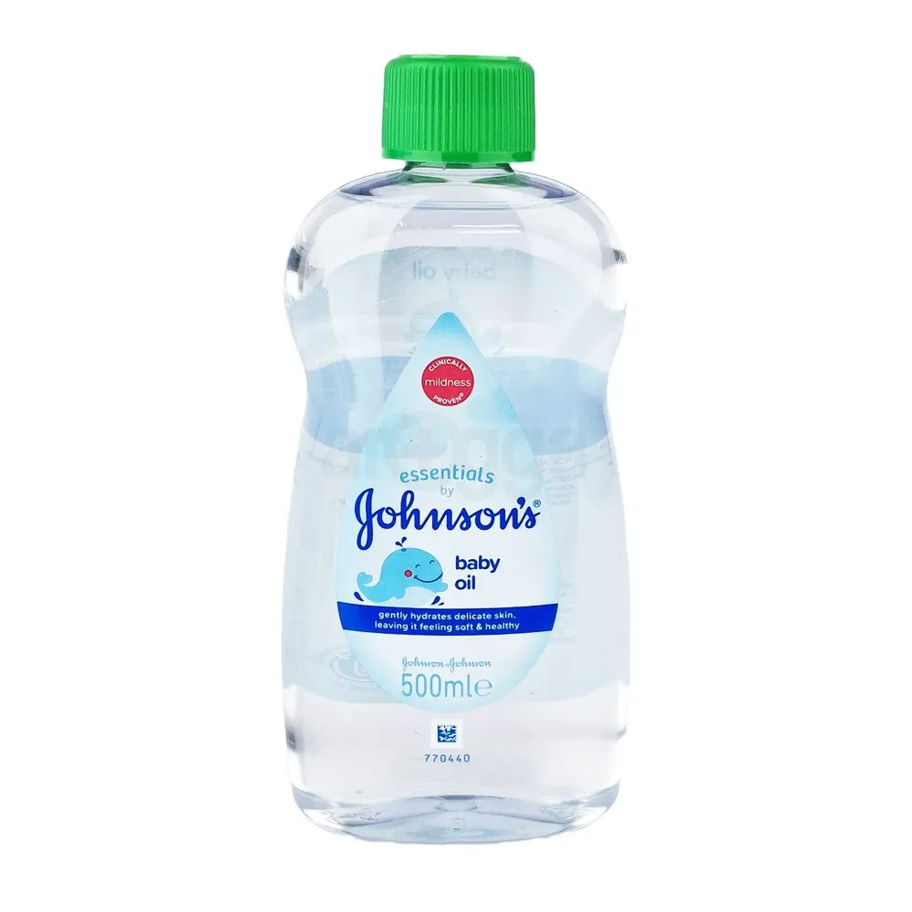 Johnson’s Baby Oil Essentials 500ml – Soft, Smooth & Healthy Skin for Babies  (Made in Italy)   
