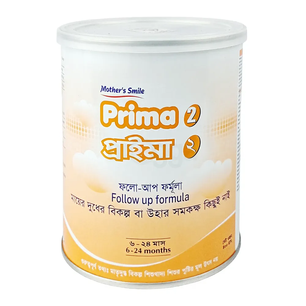 Mother's Smile Prima 2 Milk 400gm Tin (6-24 Months)  