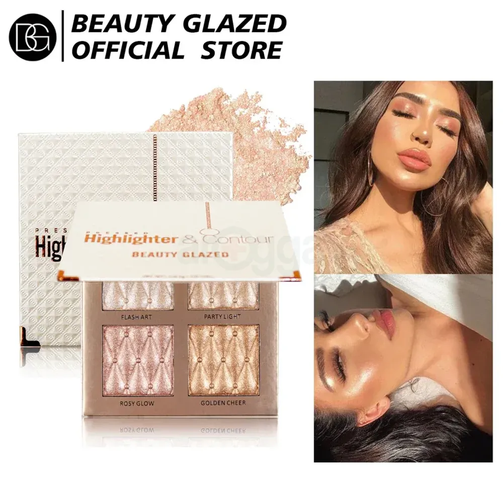 Beauty Glazed Pressed Highlighter & Contour Palette 4.5g  