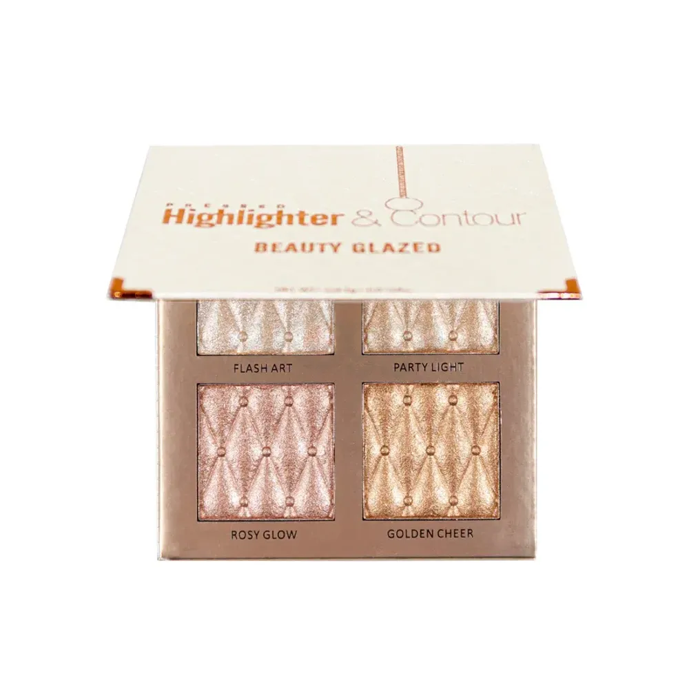 Beauty Glazed Pressed Highlighter & Contour Palette 4.5g  