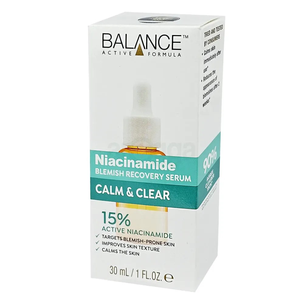 Balance Active Formula Niacinamide Blemish Recovery Serum - 15% Niacinamide for Clear & Calm Skin 30ml  