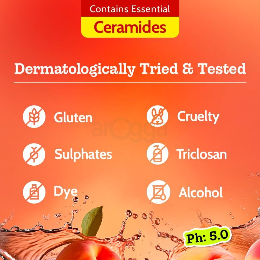 Chemist at Play Underarm Roll On - Peach Fragrance with 5% AHAs & Vitamin C 40ml  