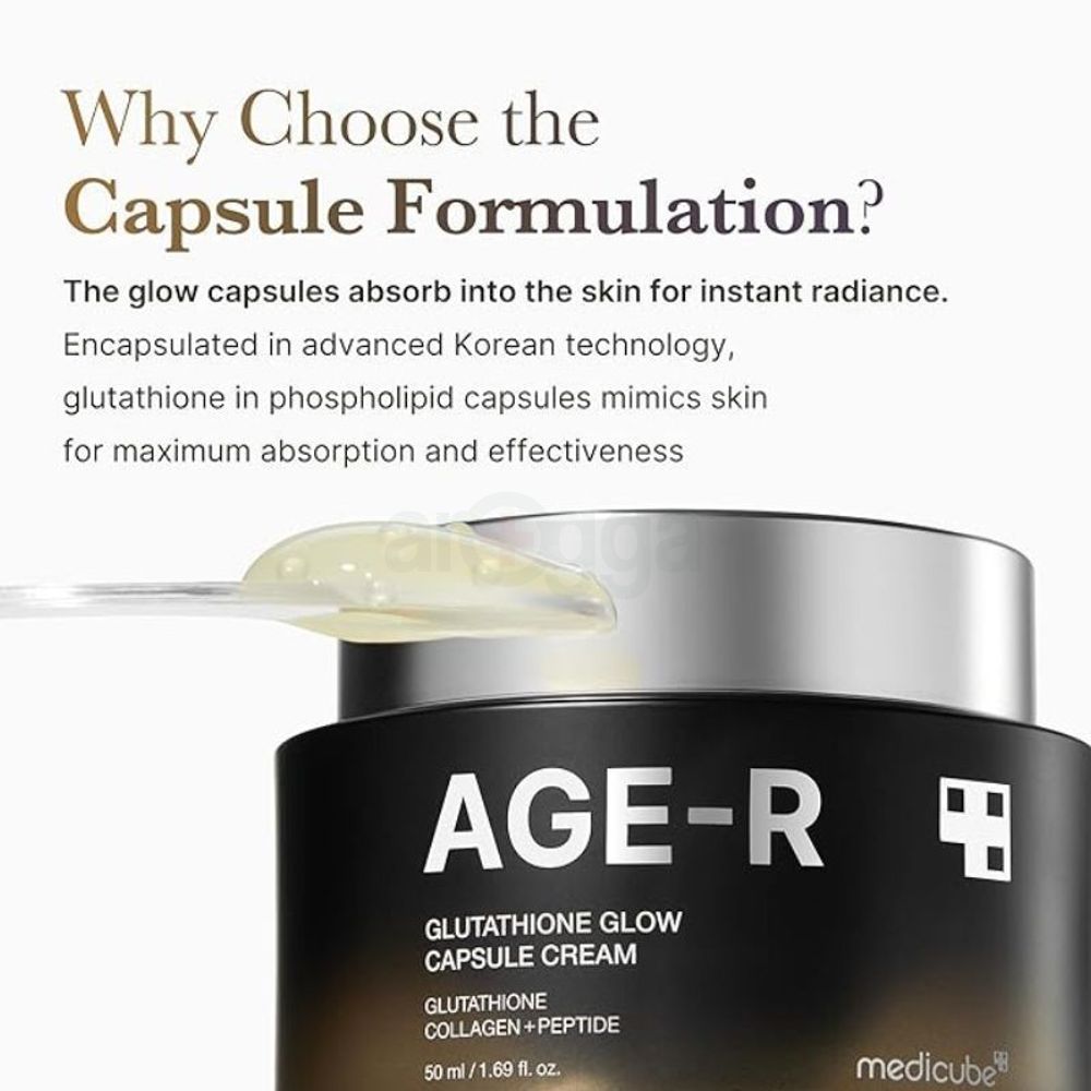 Medicube Age-R Glutathione Glow Capsule Cream with Glutathione, Collagen & Peptide 50ml  