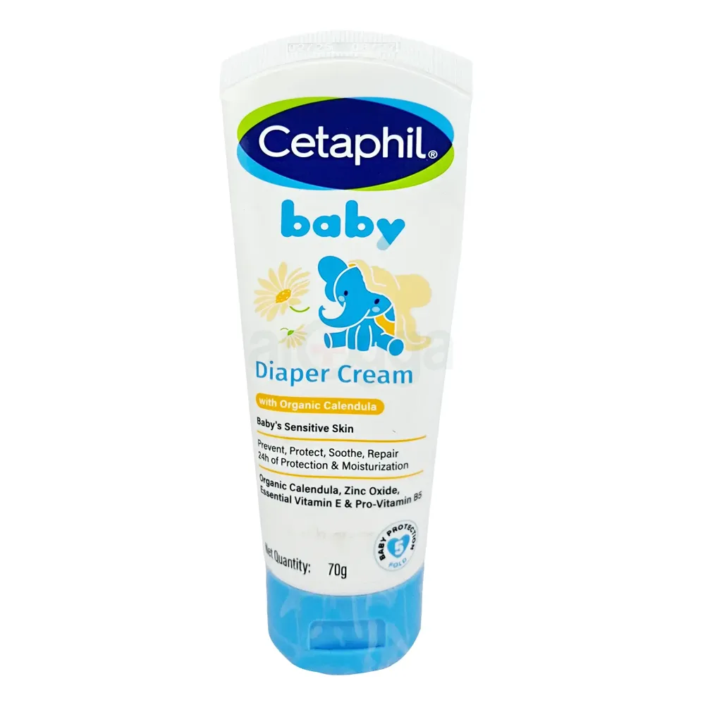 Cetaphil Baby Diaper Cream With Organic Calendula For Sensitive Skin 70g  