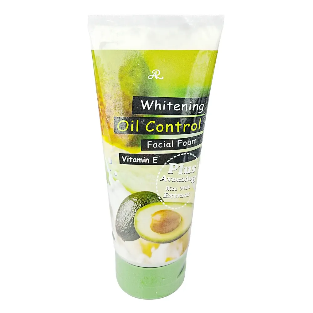 AR Whitening Oil Control Facial Foam with Vitamin E – 210g With Avocado & Rice Milk Extract  