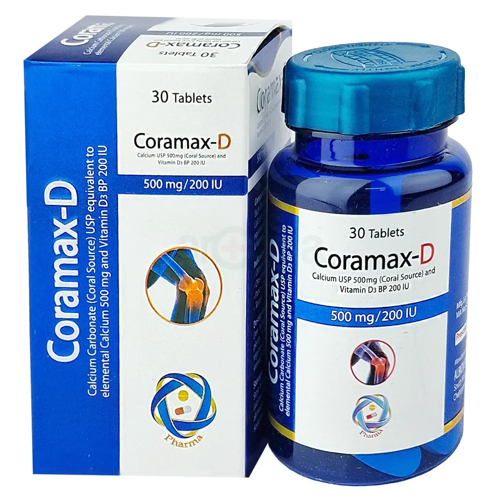 Coramax-D Pot 500mg+200IU tablet