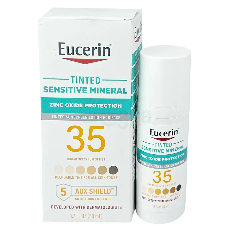 Eucerin Tinted Mineral Sunscreen Lotion SPF 35 – For Sensitive