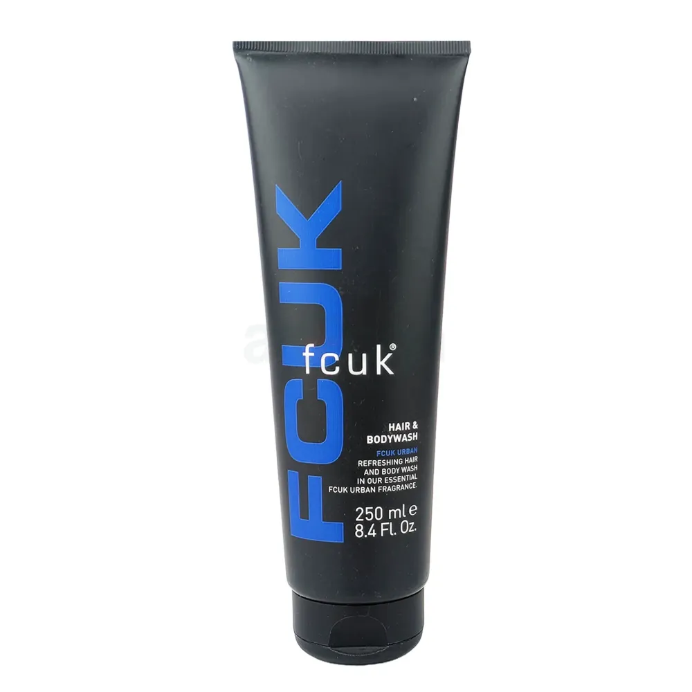 FCUK Urban Hair & Body Wash 250ml - Citrus & Amber Scent  