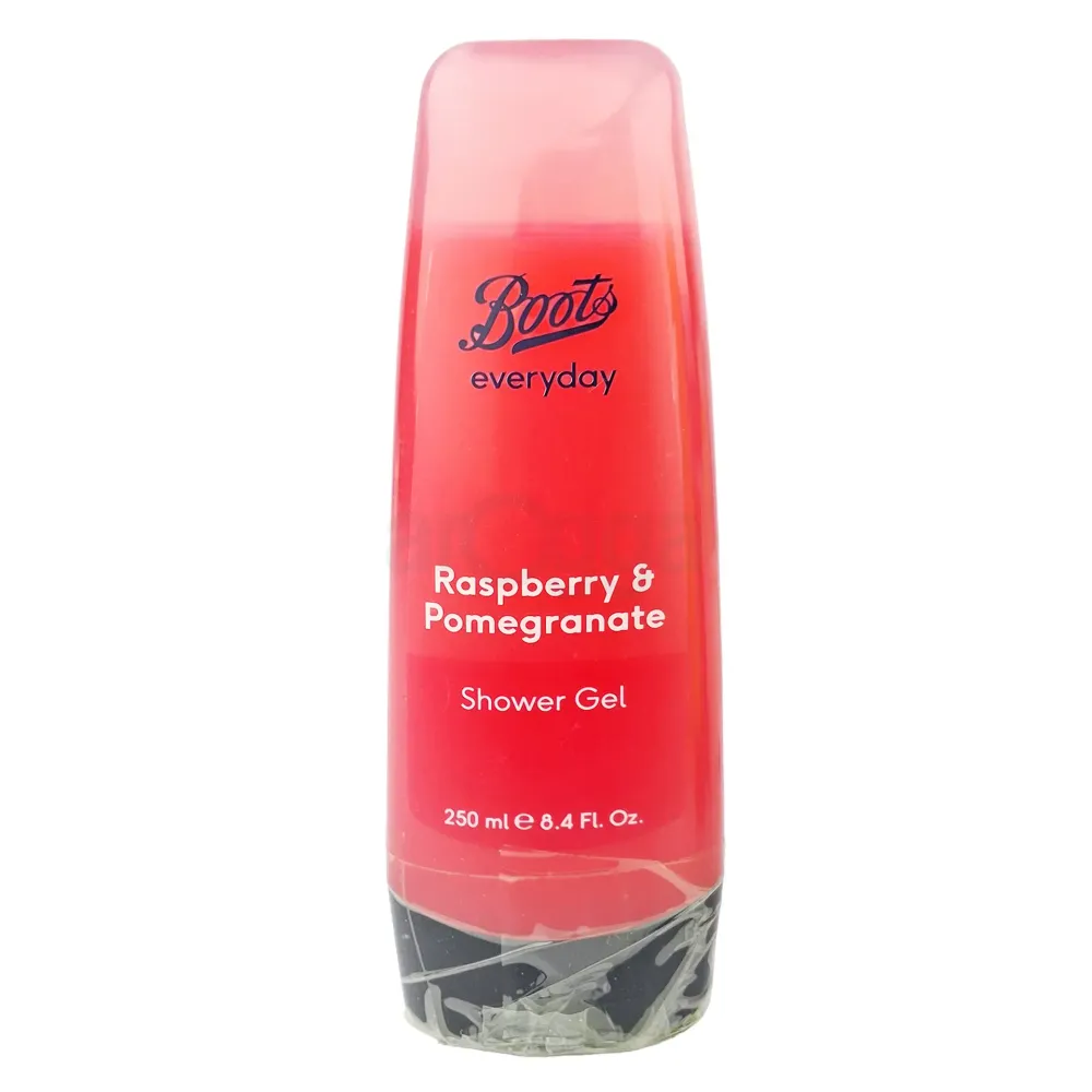 Boots Everyday Raspberry & Pomegranate Shower Gel Fruity Fragrance (UK ...