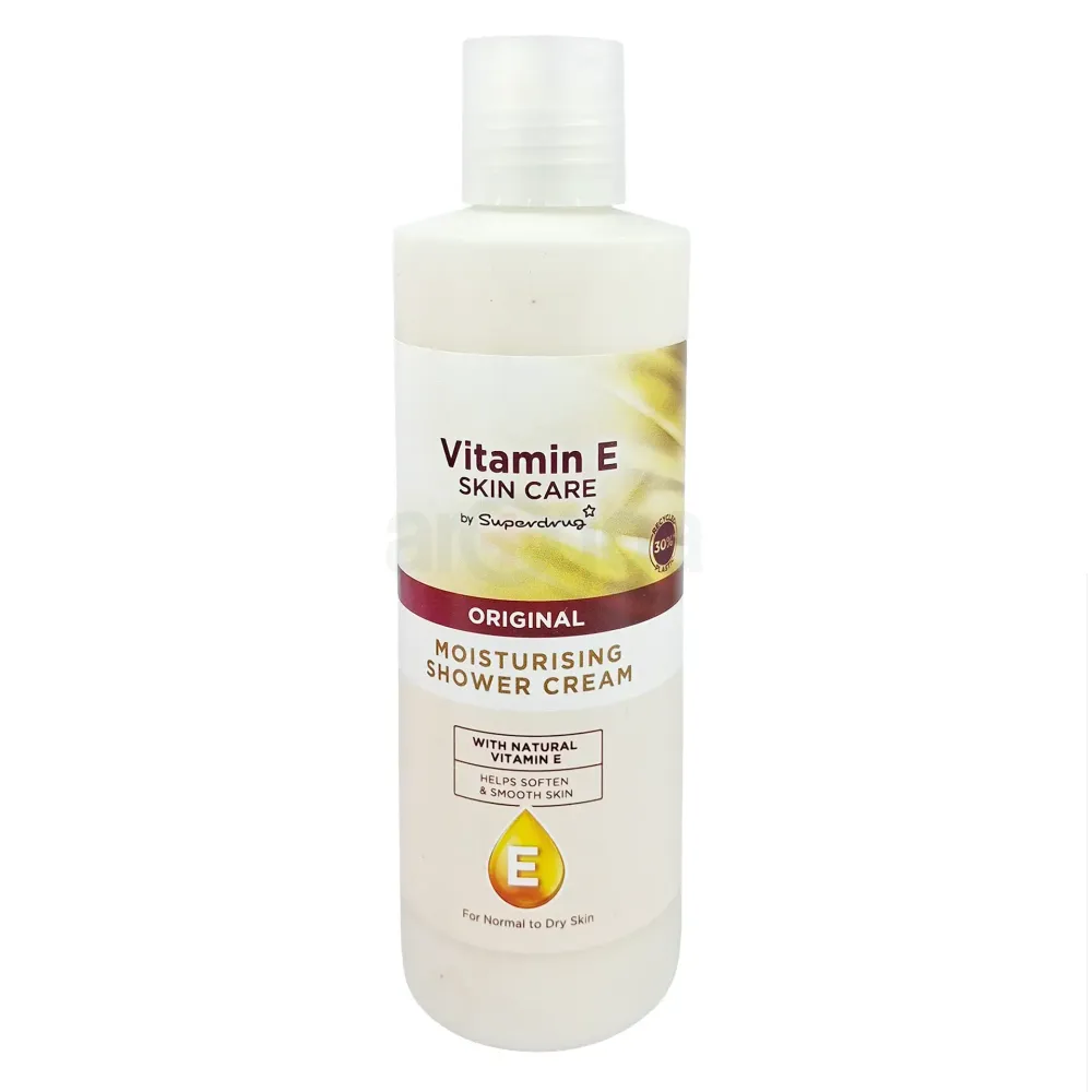 Superdrug Vitamin E Original Moisturising Shower Cream 250ml (UK)  