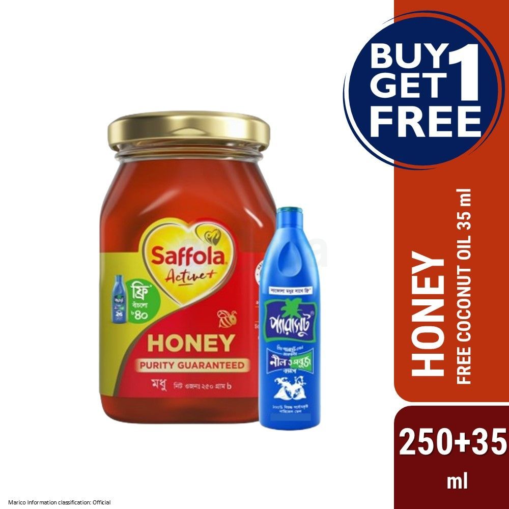 Buy 1 Saffola Honey 250g Get 1 Parachute Coconut Oil 35ml Free  