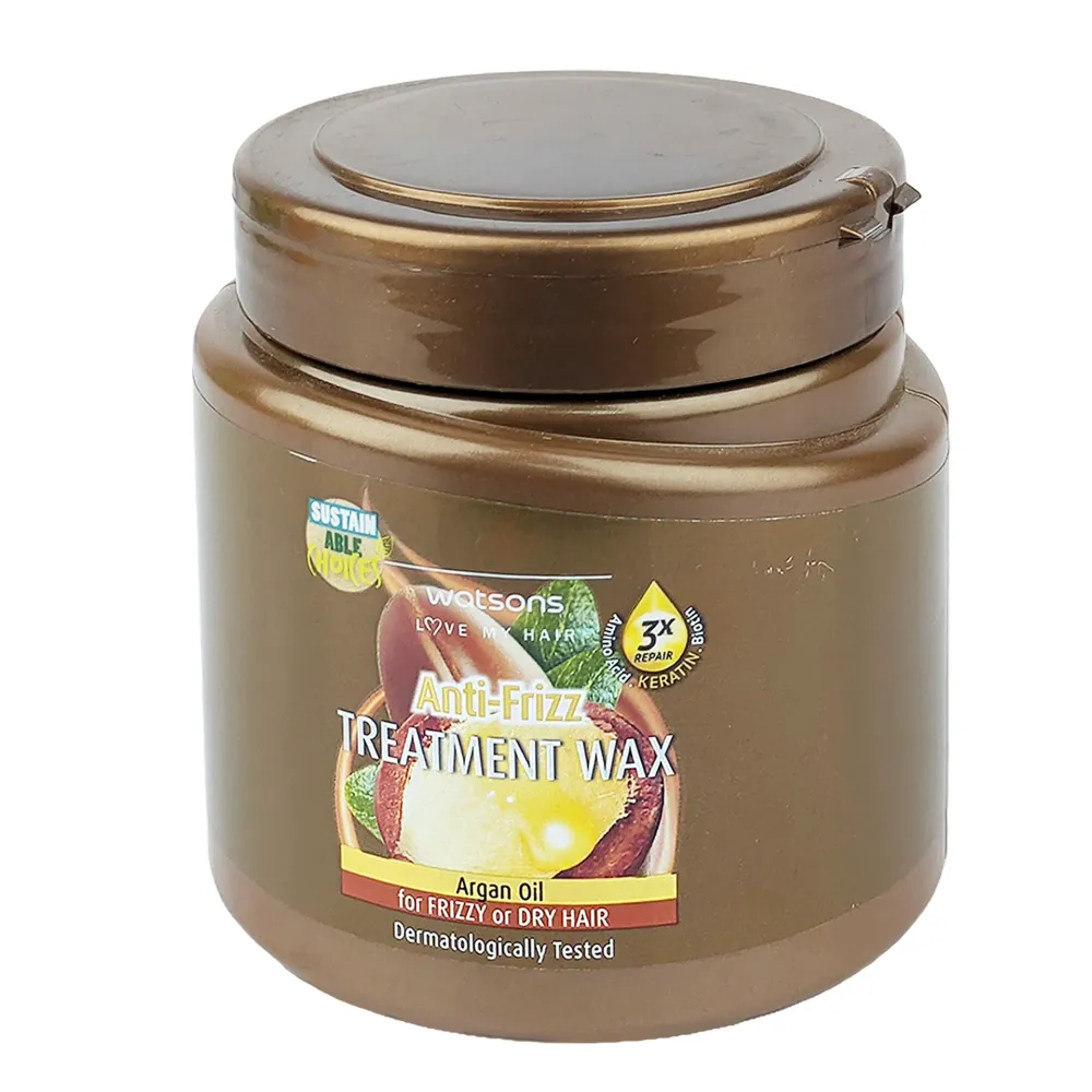 Watsons Argan Oil Anti-Frizz Hair Treatment Wax 500ml (Made in Thailand)  