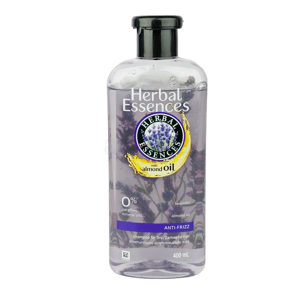 Herbal Essences Lavender & Almond Oil Anti-Frizz Shampoo for Dry, Damaged Hair 400ml  