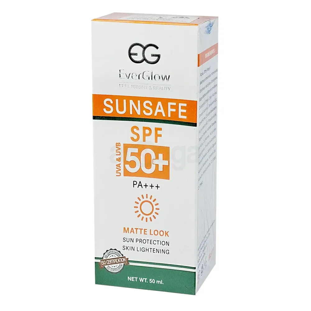 Everglow Sunsafe SPF 50+ PA+++ 50ml price in Bangladesh | Arogga