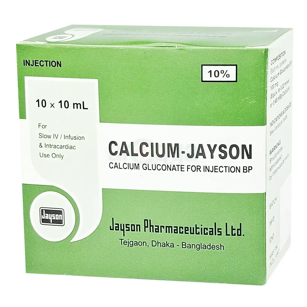Calcium-Jayson 10ml 100mg/ml injection