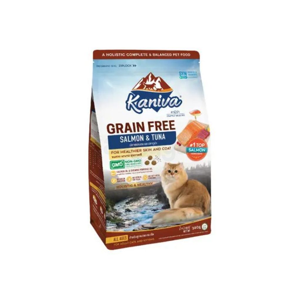 Photo inspiration: Visual Reference: Kaniva Grain Free Cat Food Salmon Tuna For All Ages