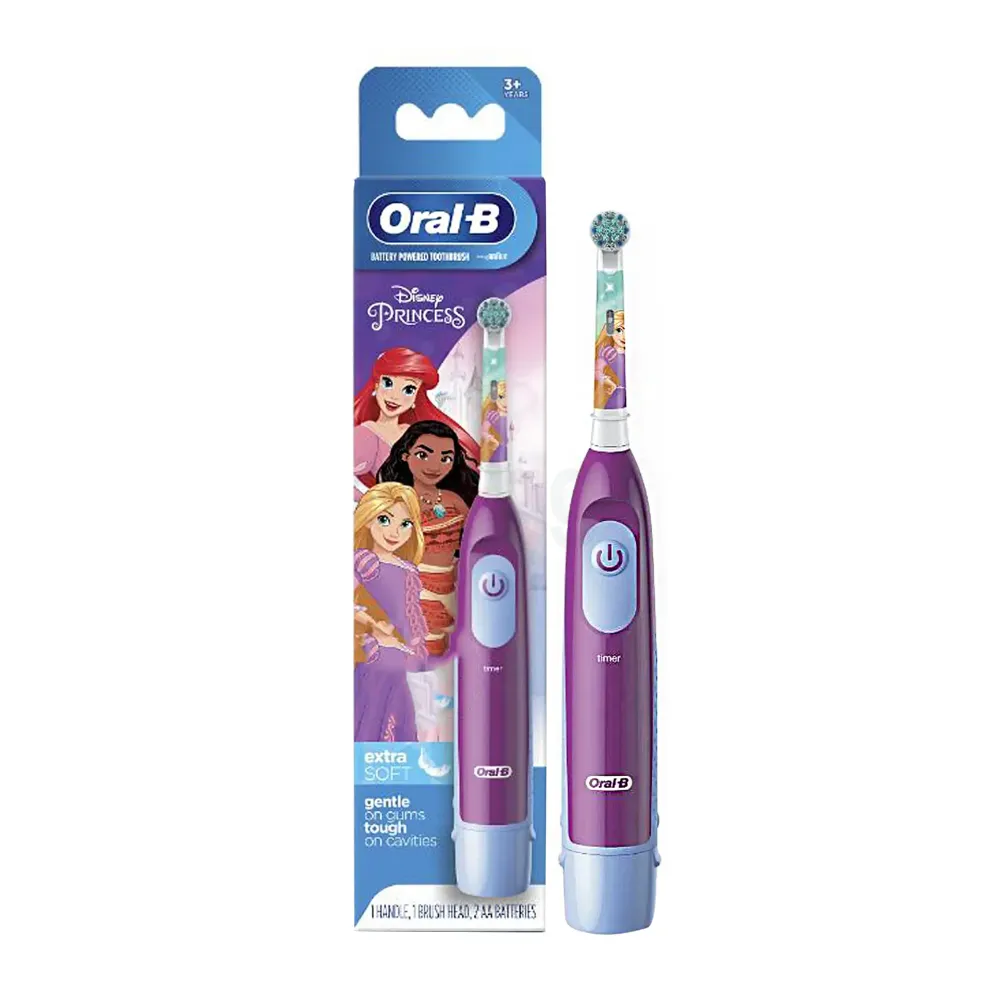 Oral-B Kid’s Battery Disney Princess Electric Toothbrush for Kids (3+)  
