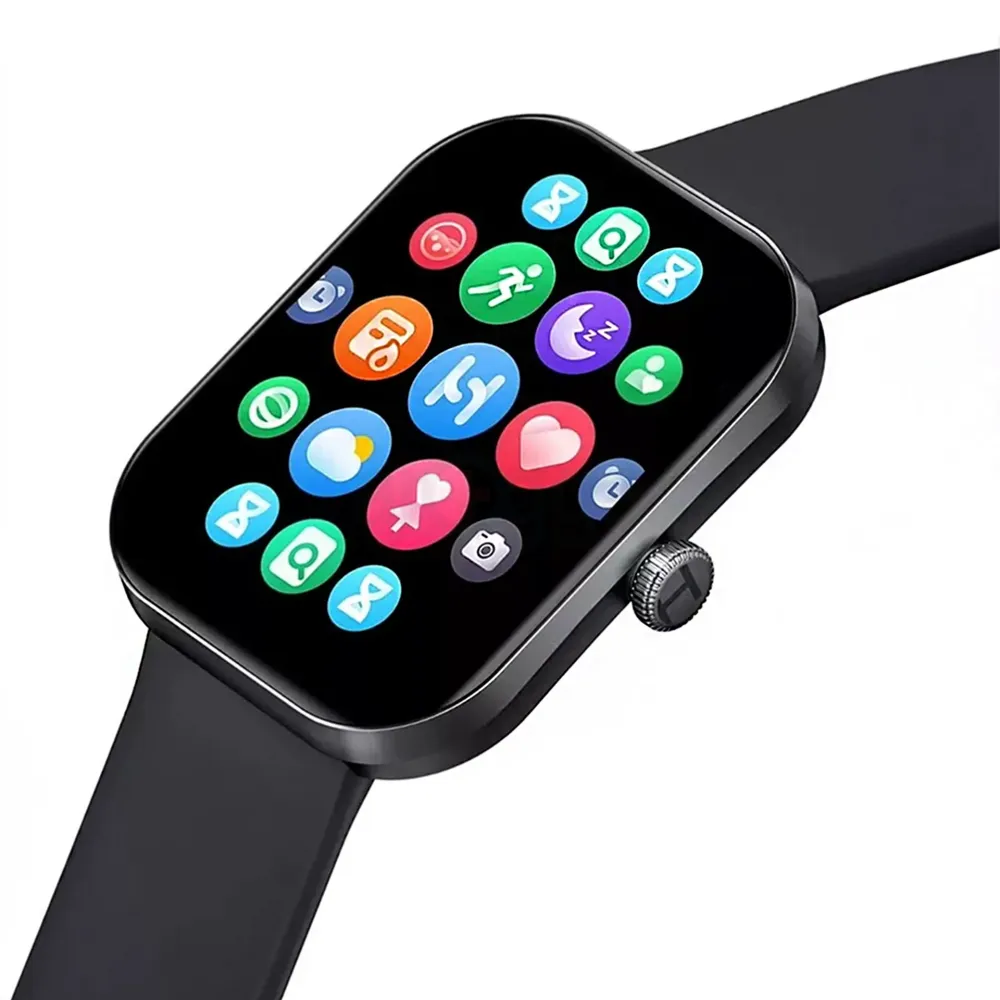 Haylou S6 2.01" TFT Bluetooth Calling with IP68 Water Resistance Smart Watch - Black (Model: HF010)  