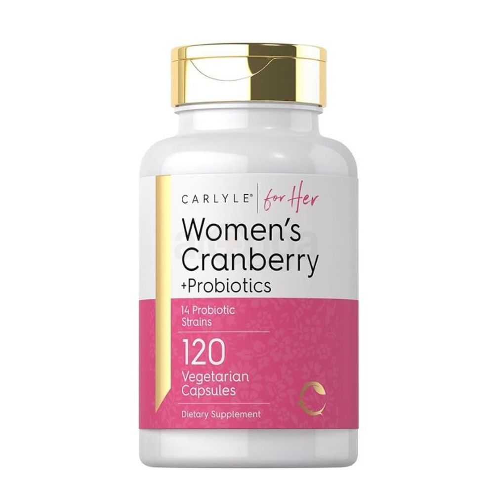 Carlyle Women's Probiotics + Cranberry 120 Capsules  