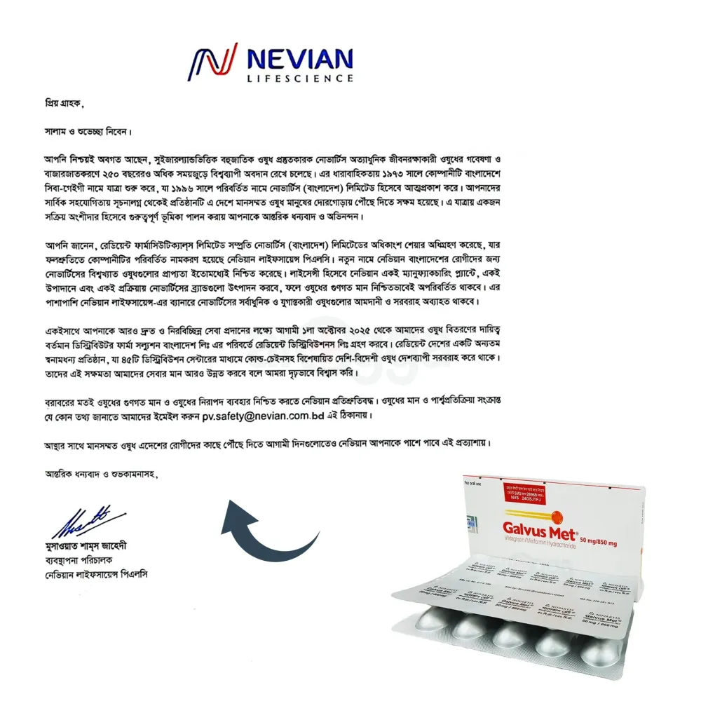 Galvus-Met 850mg+50mg Tablet