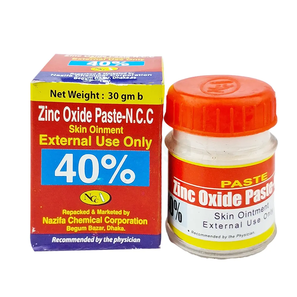 Zinc Oxide Paste Ointment 40% – N.C.C 30gm  