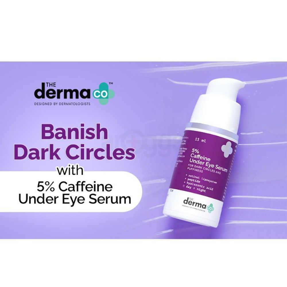 The Derma Co 5% Caffeine Under Eye Serum 15ml  