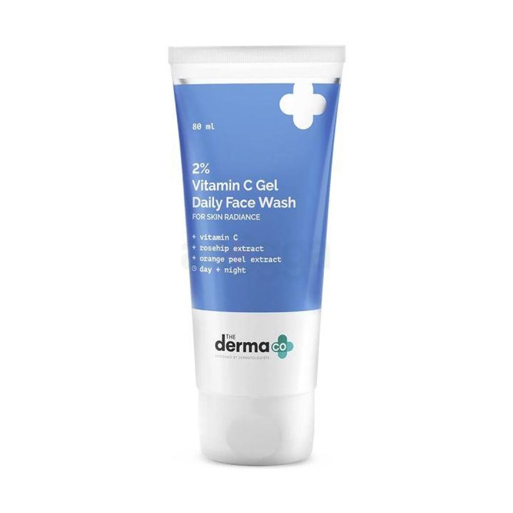 The Derma Co 2% Vitamin C Gel Daily Face Wash 80ml  