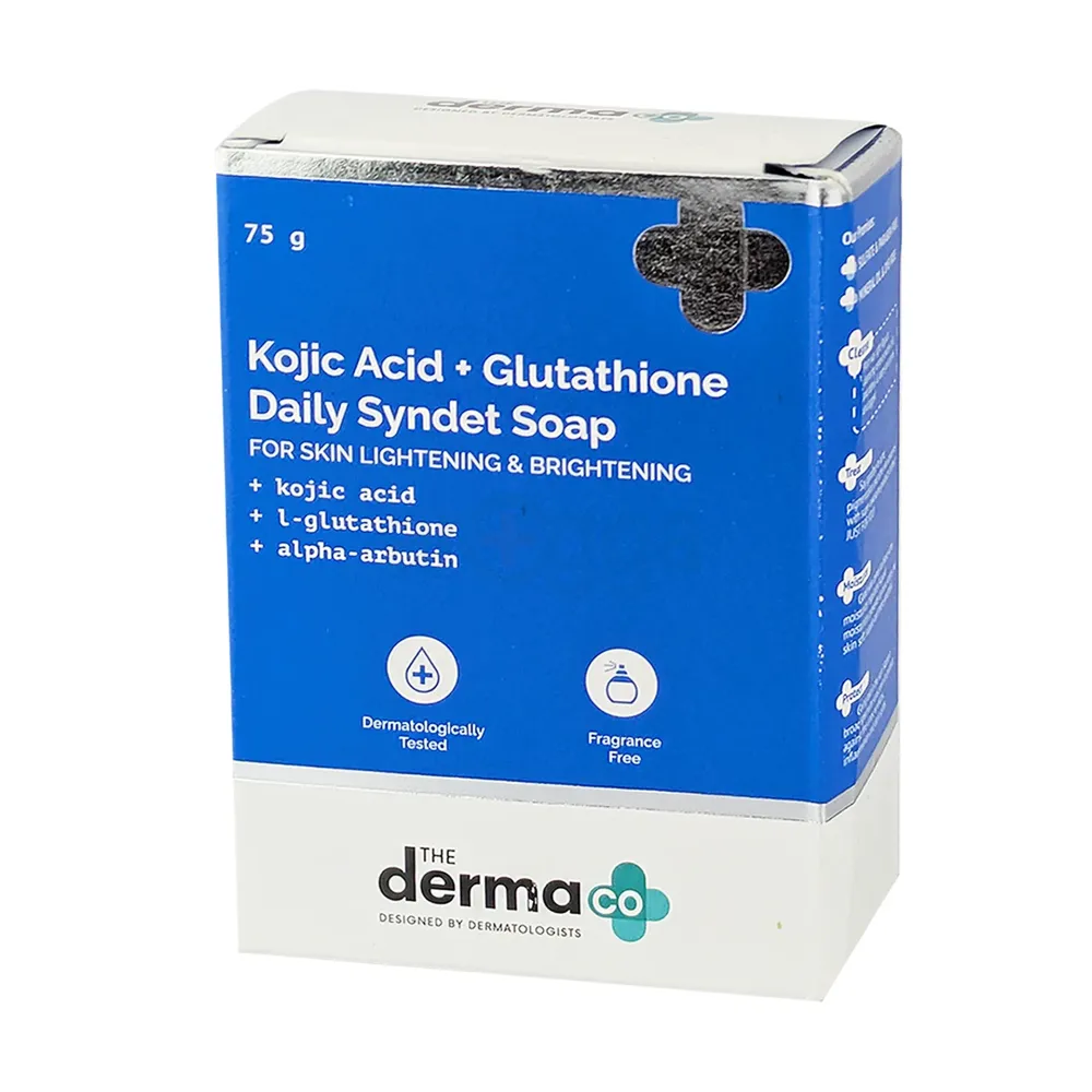 the derma co kojic acid glutathione daily syndet soap + 75g price in Bangladesh The Derma Co Kojic Acid