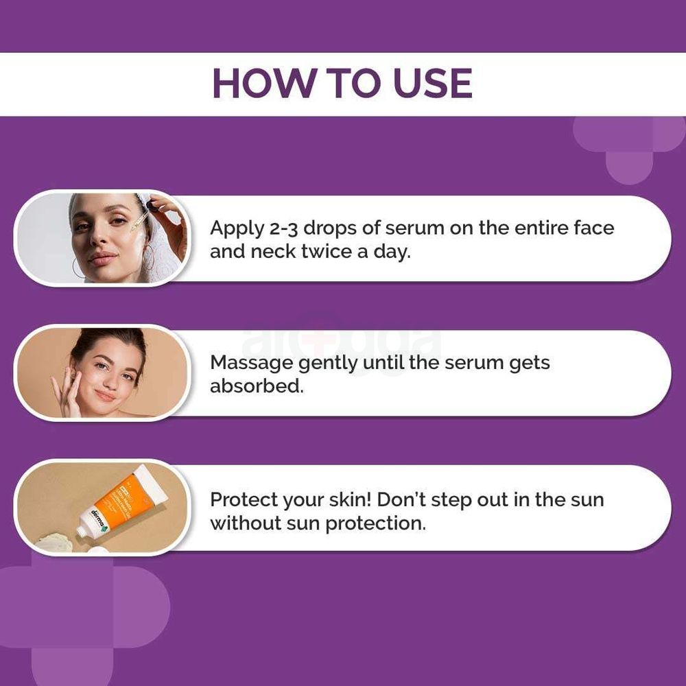 The Derma Co 2% Alpha Arbutin Face Serum for Dark Spots & Uneven Skin Tone 30ml  