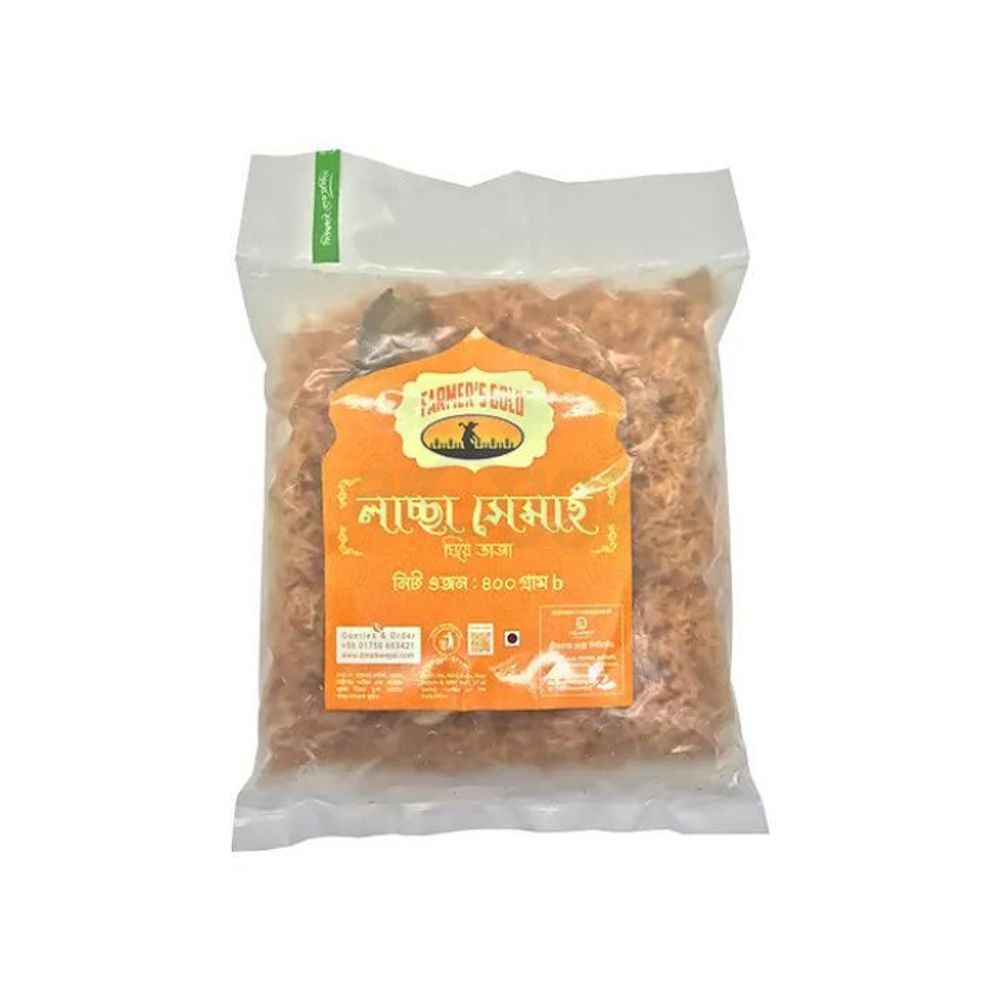 Farmer's Gold Laccha Semai (ঘিয়ে ভাজা লাচ্ছা সেমাই) - 400g  