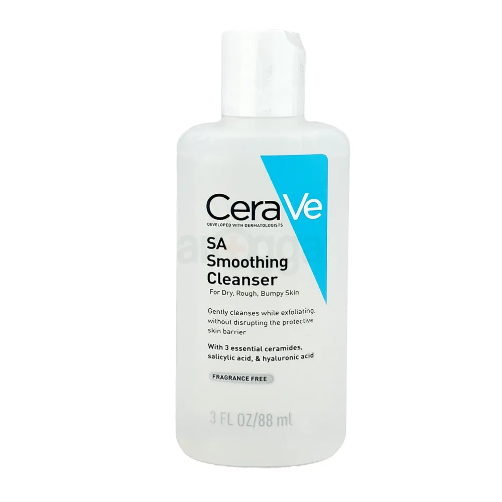 Cerave SA Smoothing Cleanser for Dry, Rough, Bumpy Skin  