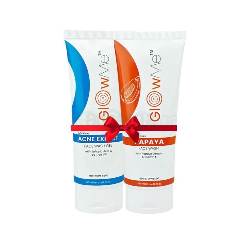 Buy 1 Glow Me Acne Expert Face Wash 100ml Get 1 Glow Me Papaya Face ...