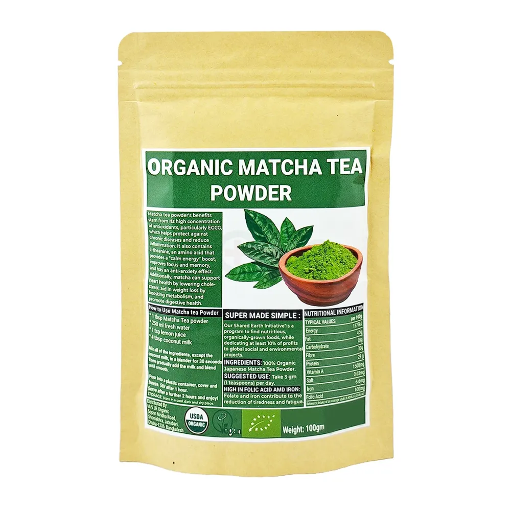 Organic Matcha Tea Powder 100gm  