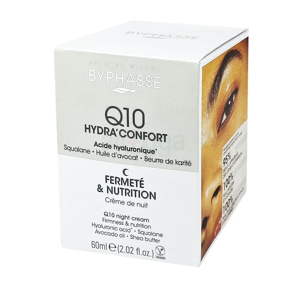 Byphasse Q10 Hydra Confort Night Cream 60ml – Anti-Aging & Deep Hydration  