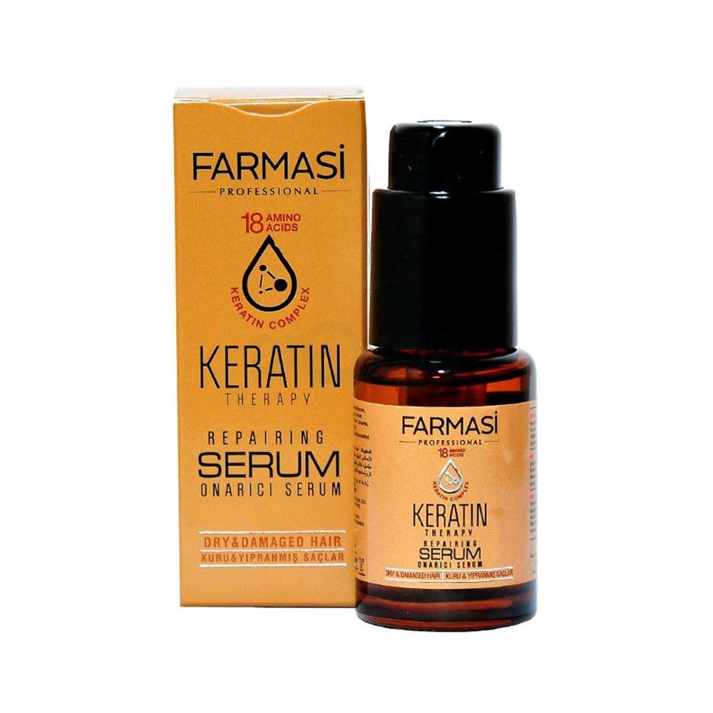 Farmasi Keratin Therapy Repairing Serum For Dry & Damaged Hair 30ml  