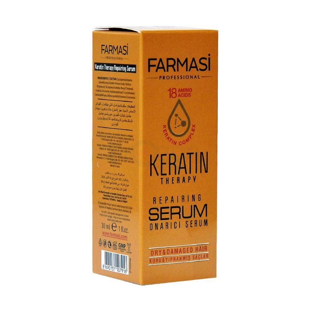 Farmasi Keratin Therapy Repairing Serum For Dry & Damaged Hair 30ml  
