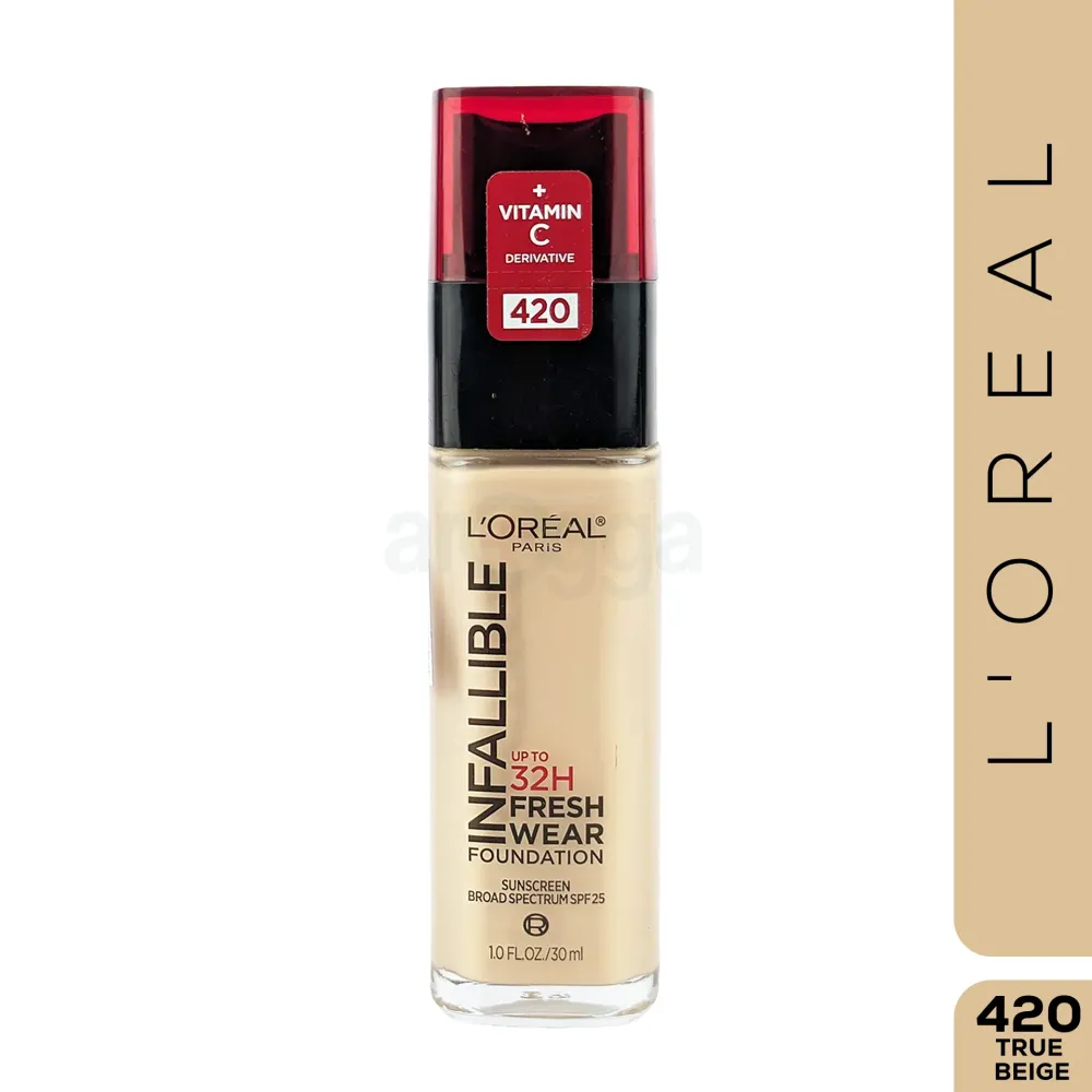 L’Oréal Paris Infallible Fresh Wear 32H Liquid Foundation in shade 420 True Beige 30ml  