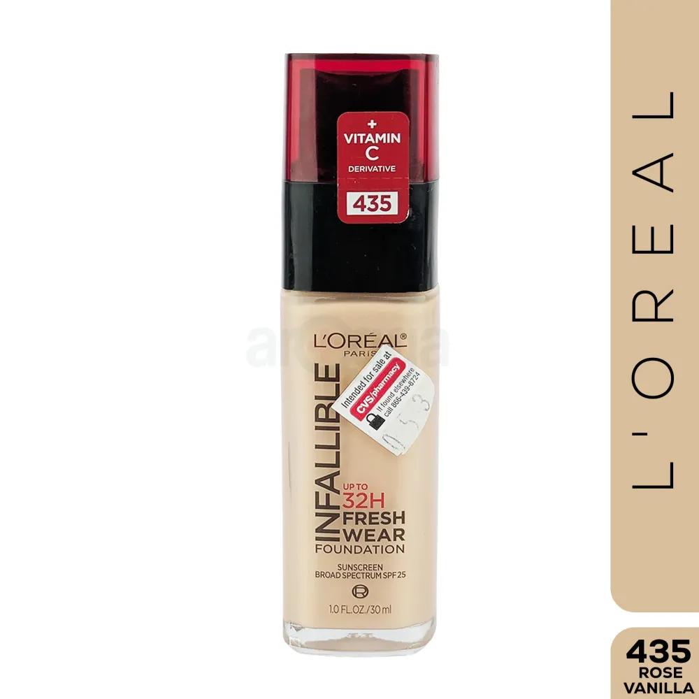 L’Oréal Paris Infallible Fresh Wear 32H Liquid Foundation in shade 435 Rose Vanilla 30ml  
