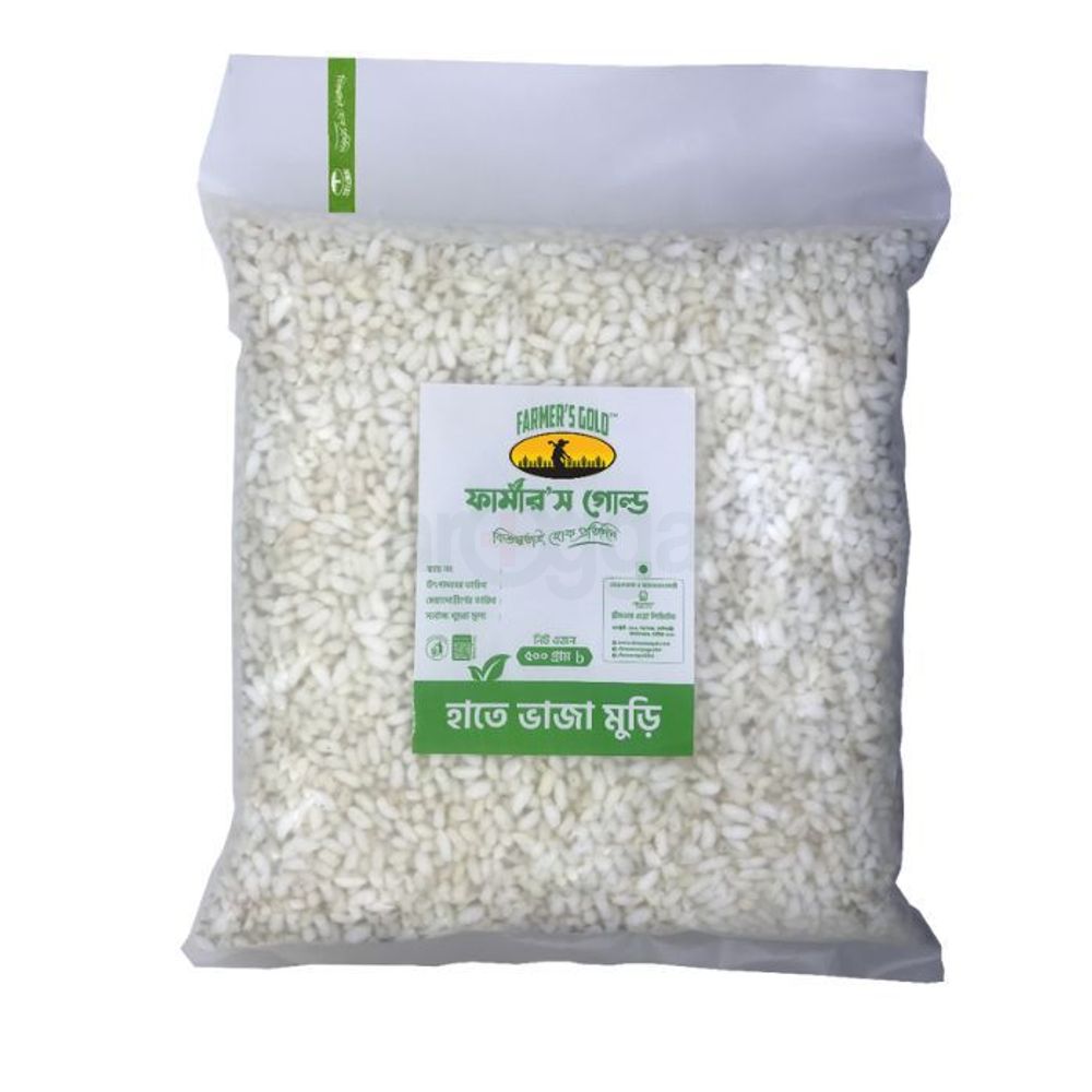 Farmers Gold Puffed Rice Hand Made (হাতে ভাজা মুড়ি) 500g  