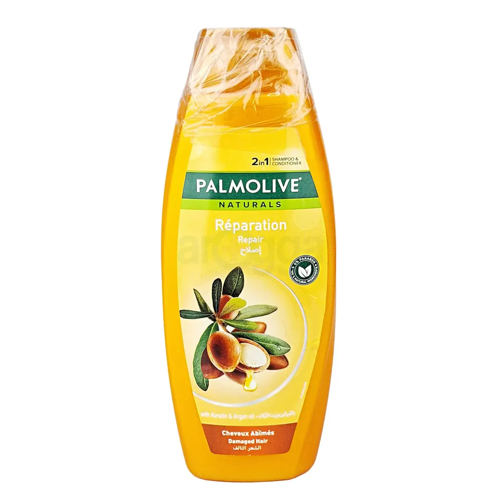 Palmolive Naturals Repair 2 in 1 Shampoo and Conditioner with Keratin & Argan Oil 380ml  