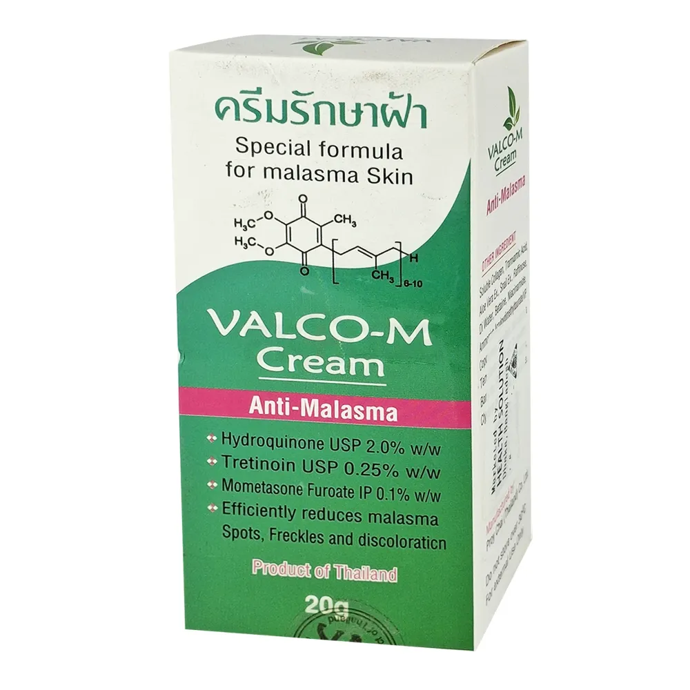 VALCO - M (Anti-Malasma) Cream 20gm 0.02%+0.25%+0.1% cream