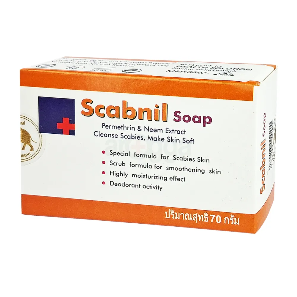 ScabiniL Soap (Permethrin 1% + Neem Extract) – 70 g  