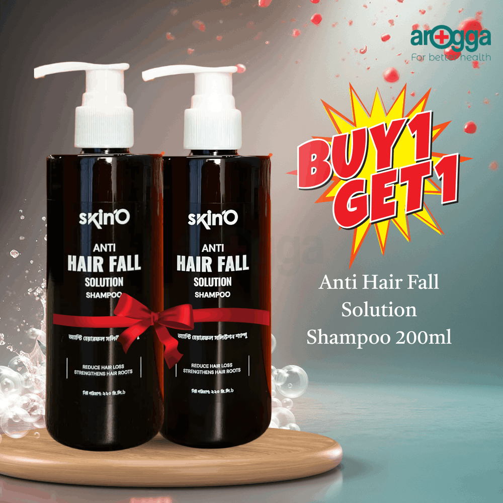 Buy 1 Skin'O Anti Hair Fall Solution Shampoo 220ml Get 1 Free  