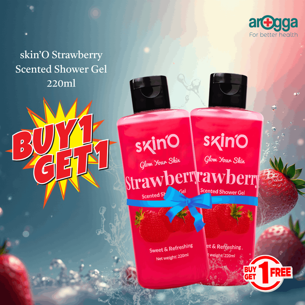 Buy 1 Skin'O Glow Your Skin Strawberry Scented Shower Gel 220ml & Get 1 Free  
