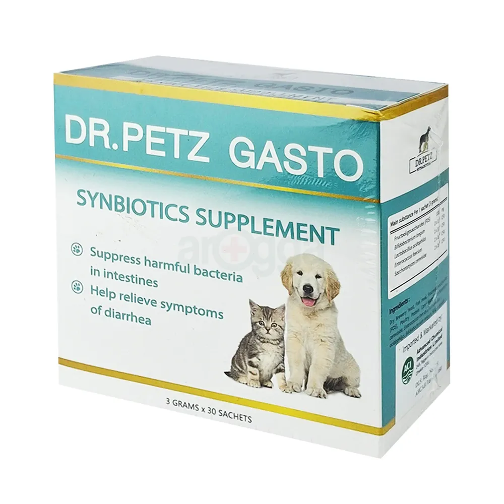 DR.PETZ GASTO Synbiotics Supplement (3gm* 30Sachets)  