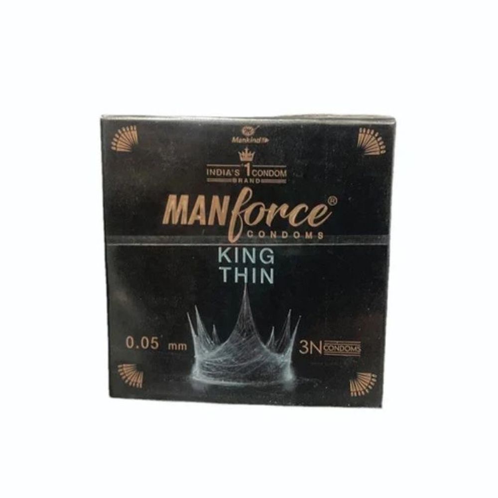 Manforce King Thin Premium Condoms 3pcs price in Bangladesh | Arogga
