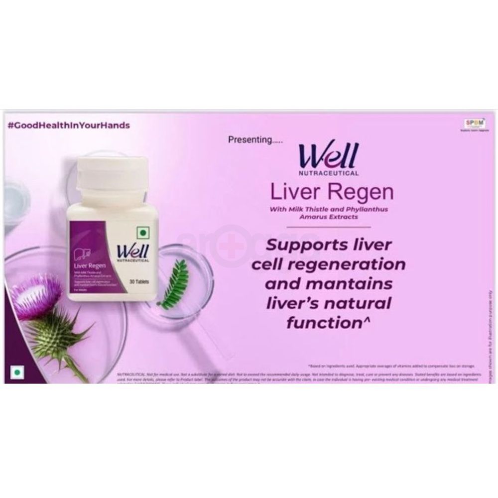 Well Nutraceutical Liver Regen 30 Tablets  