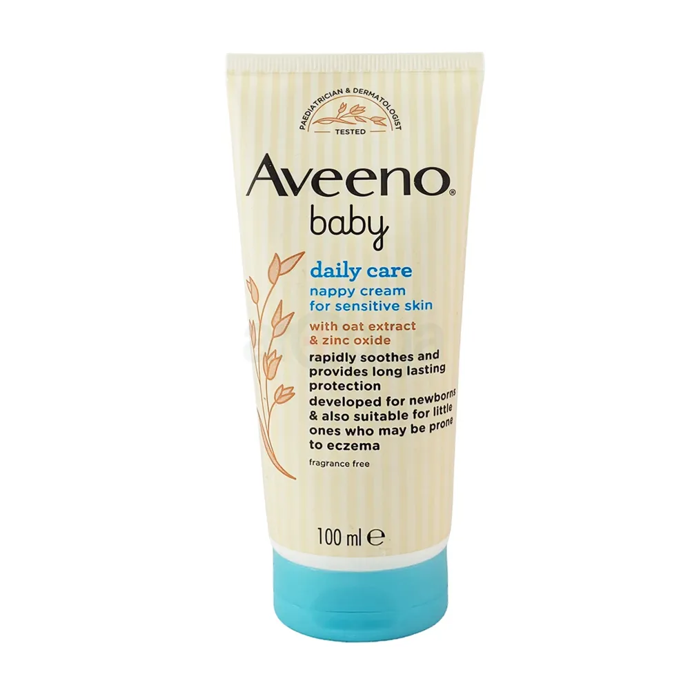 Aveeno Baby Daily Care Nappy Barrier Cream Sensitive Skin 100ml  