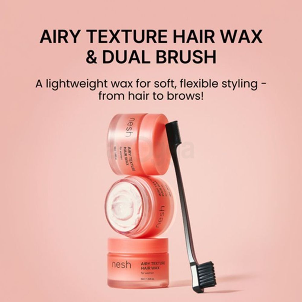 Nesh Airy Texture Hair Wax Brush Set for Women 50ml  
